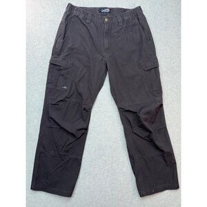 LAPG Urban Recon Pants Mens 36x30 Black Cargo Multi Pocket Reinforced Utility‎